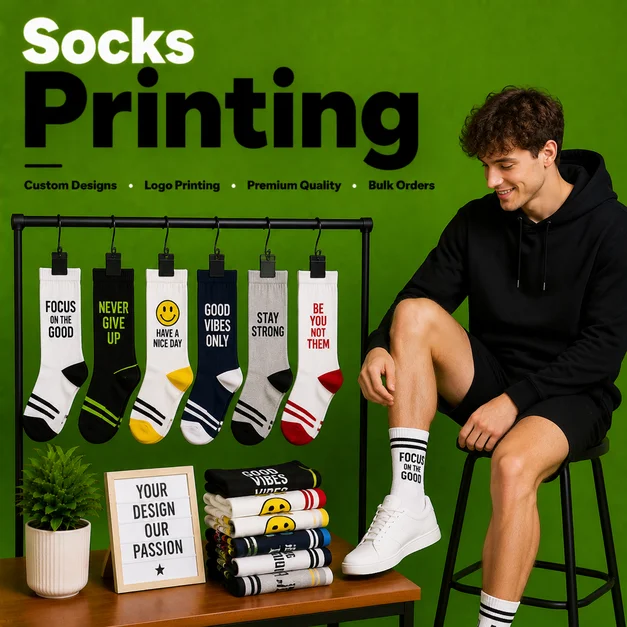 Socks-Printing-Brighton